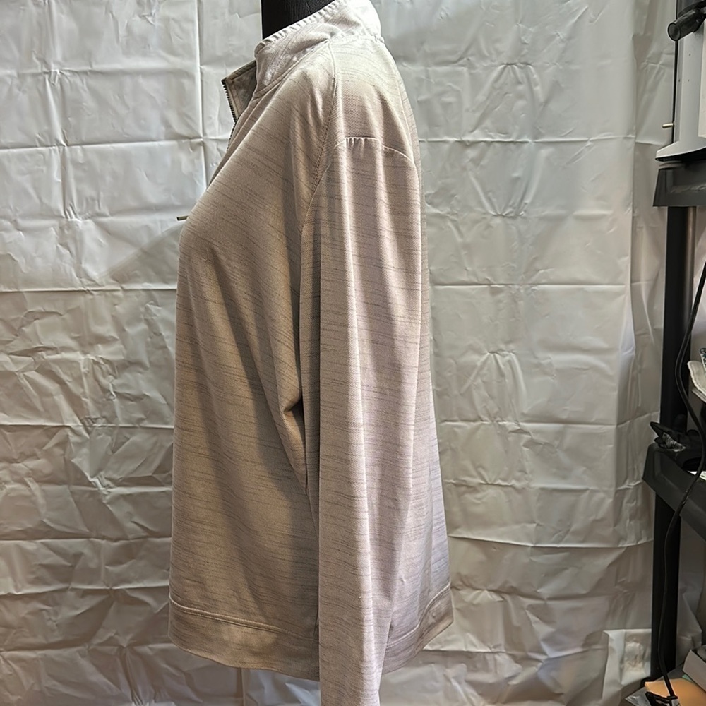Johnnie-O grey quarter zip Pullover size XL extra large - Picture 4 of 7